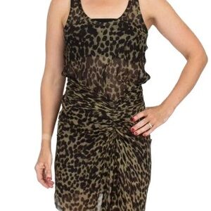 Isabel Marant Etolie Cameron Leopard tank & skirt set